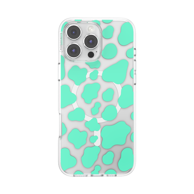 Turquoise Cow Cow — iPhone 16 Pro Max MagSafe Case